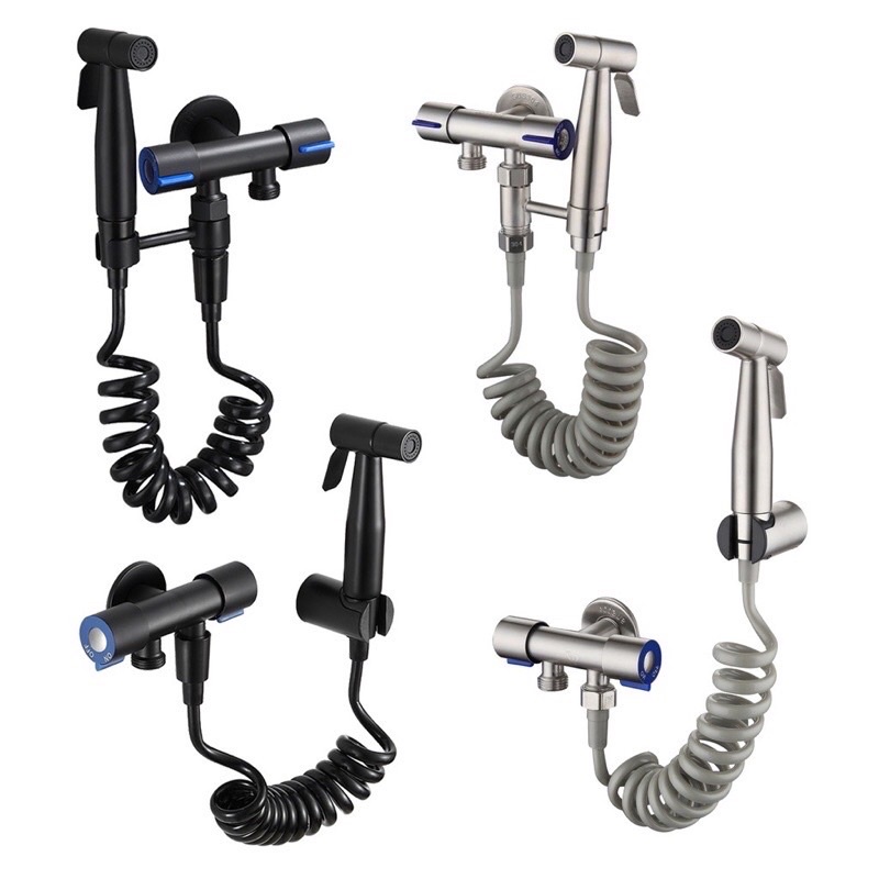 Kit Ducha Higiênica Com Registro/Válvula Dupla ou Unica 1/4 De Volta