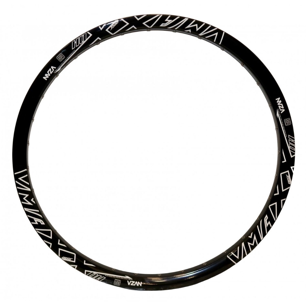Aro Vmaxx Lt Folha 26 / 32 Furos Preto Para Disco Vzan Bike"