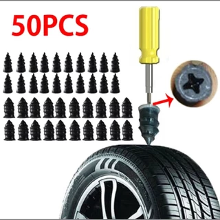 MCHY > 50pçs Mini Kit De Reparo De Pneus Para Sem Câmara De Carro Patches De Parafusos Novos