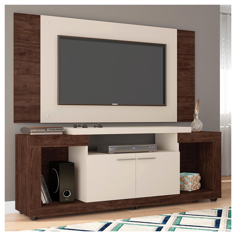 Rack e Painel Para TV 55 Polegadas Movie Havana Off White | Shopee Brasil