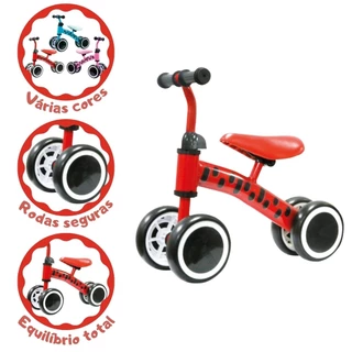 Bicicleta Infantil Sem Pedais Andador Quadriciclo Para Crianças Zippy Toys