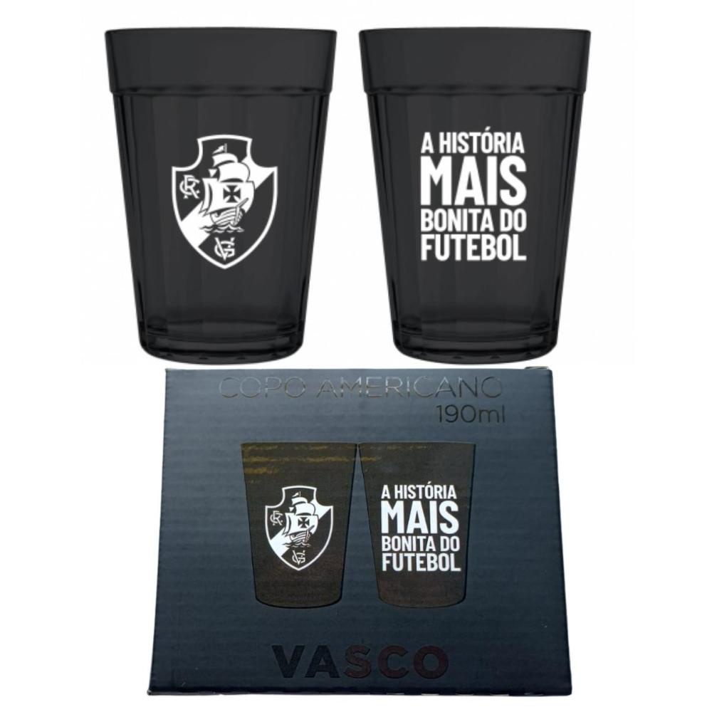 Jogo 2 Copos Americanos Prime Flamengo Preto 190ml Luva com Caixa -  Camilo's Variedades