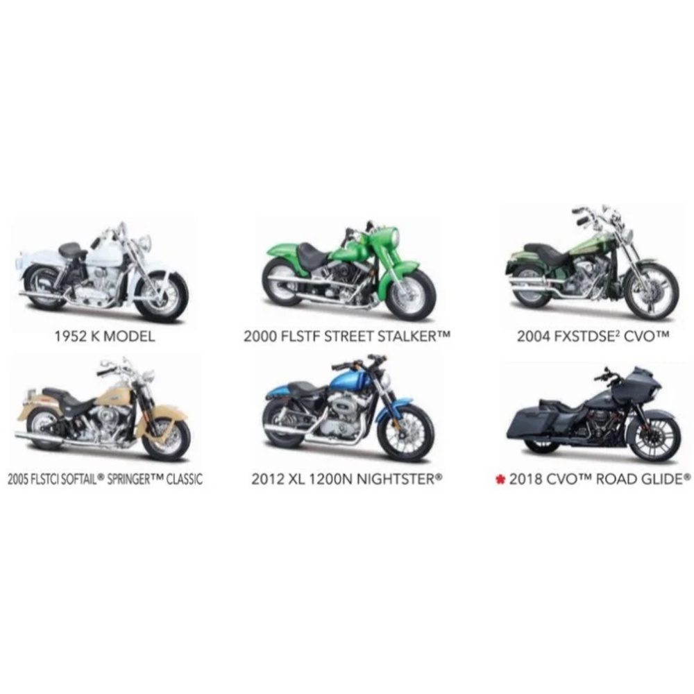 Maisto 1:18 Harley-Davidson FXSTDSE2 CVO 2004 &ndash; Modello Diecast Verde, Serie 37