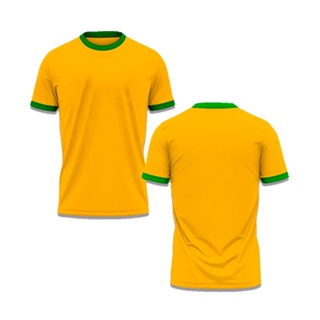 Camiseta Da Bandeira Do Brasil Verde (turismo)