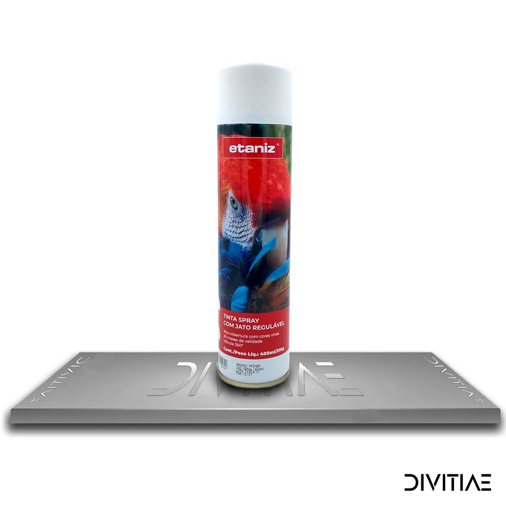 Tinta spray branco primer extrema fixação 400ml