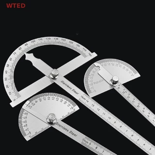 (WTED) 180 Graus De Transferidor De Ângulo De Metal Goniometer Ferramenta De Trabalho Em Madeira