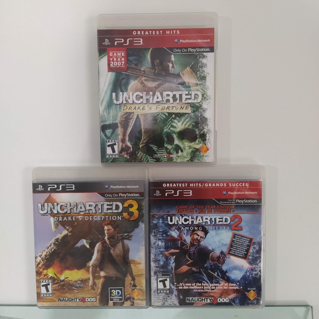 Uncharted 3 - Jogo PS3 Mídia Física