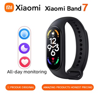 Xiaomi Banda 7 Inteligente Pulseira Relógio Tela AMOLED Rastreador De Fitness Monitor De Freqüência Cardíaca