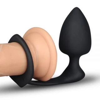 Massageador Estimulador De Prostata C/ Anel Peniano Silicone