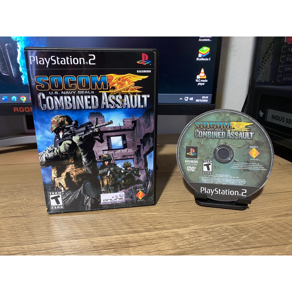 SOCOM: U.S. Navy SEALs: Combined Assault para PS2 | Shopee