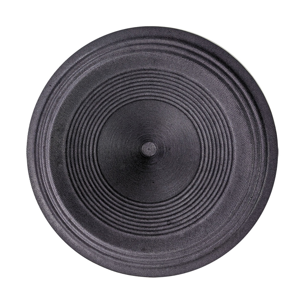 Cone 10" Prensado Frizado Fundo Reto Borda Seca