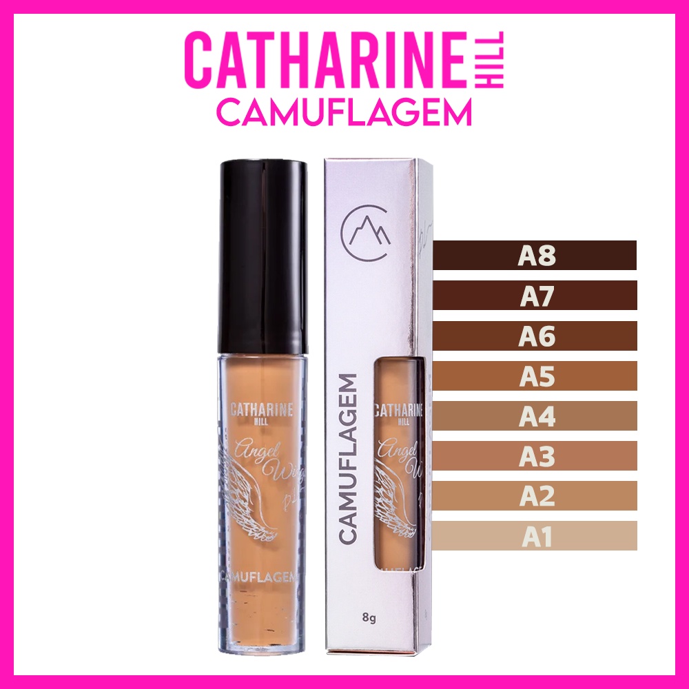 Catharine Hill Corretivo Camuflagem Alta Cobertura Angel Wings - Pri Lessa  - 8ml | Shopee Brasil