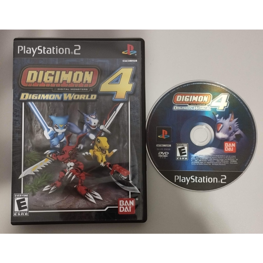 PS2 Digimon World 4 Shopee Brasil
