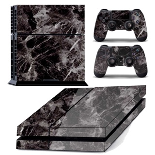 Skin PS4 Fat Playstation Adesivo Pelicula Protetora Marmore Nero