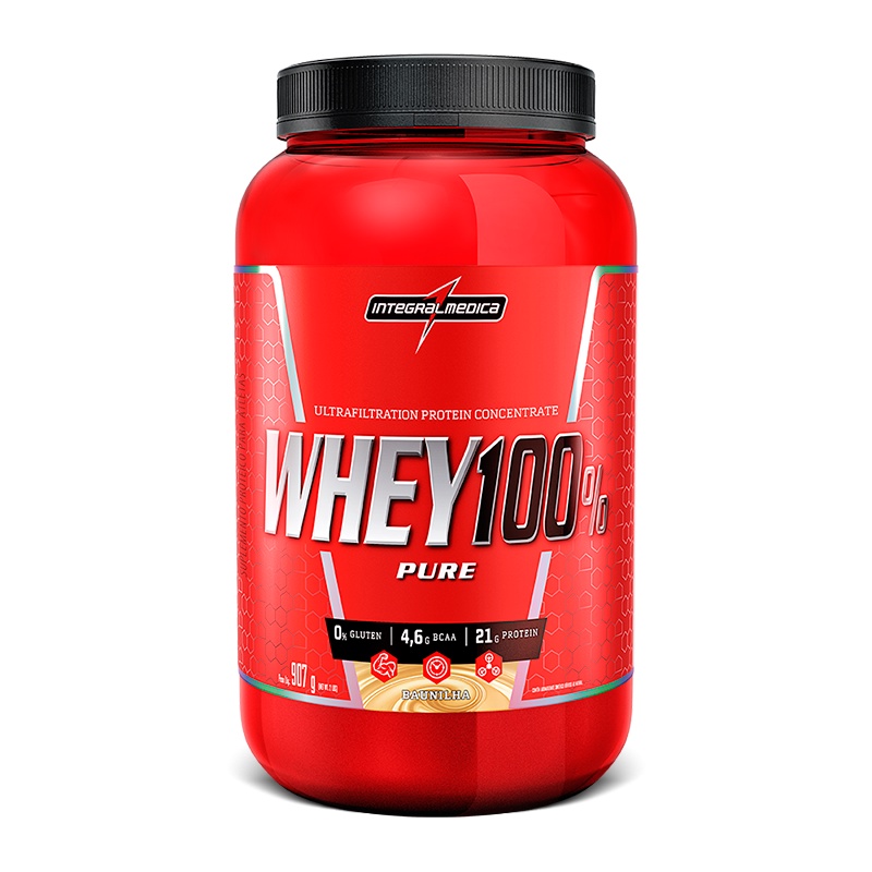 Whey Concentrado Integralmédica 100% Pure – Baunilha