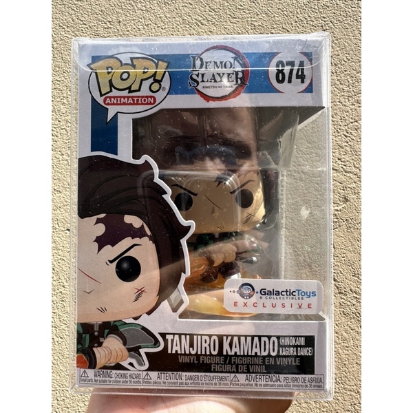 Funko pop! Demon Slayer- Tanjiro kamado(Hinokami kagura) #874 galactic toys