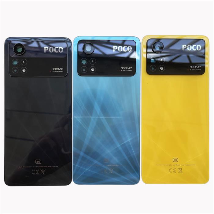 Aithne Cover Compatibile con Xiaomi Poco X4 Pro 5G, Slidable Protezione Fotocamera, 360°Anello Support Slot Schede Cordino Collana Necklace Silicone Case - Porpora