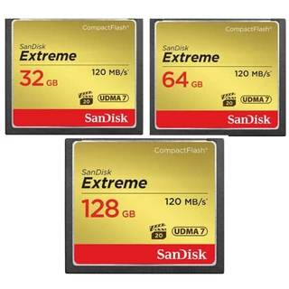 SanDisk CF Extreme 800X 120MB/s Cartão Flash Compacto 32GB 64GB 128GB