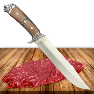 Faca De Churrasco Artesanal Carne Militar Caça Pesca Camping Coleção