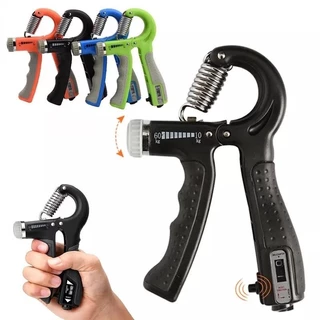 Hand Grip Contador Ajustável Flexor de Punho de 10 à 60kg Fisio Mola Reforçada Fortalece Mão Pulsos