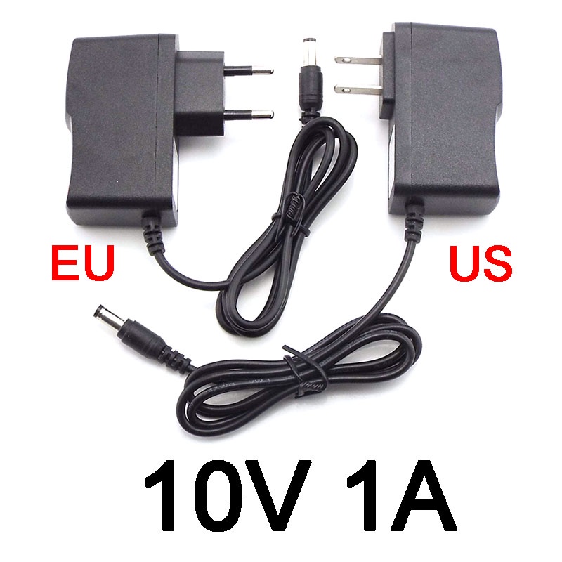 Caricabatteria 10V 1A - Adattatore DC Con Connettore 5.5mm X 2.5mm, Certificazione CE - Foto 8