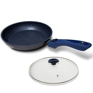 Panela Ichef Polishop com Tampa - Sauté Petit - 20Cm - Azul