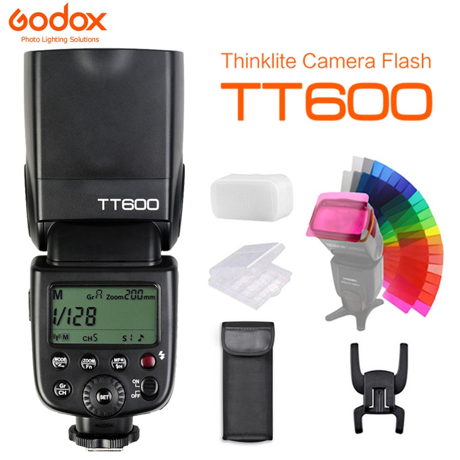 Flash Godox Tt600 Manual P/ - Nikon Canon Sony- Garantia