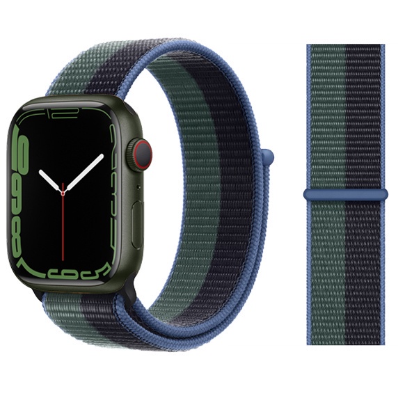 Alça De Nylon Para Apple Watch band 49mm 41mm 45mm 40mm 44mm