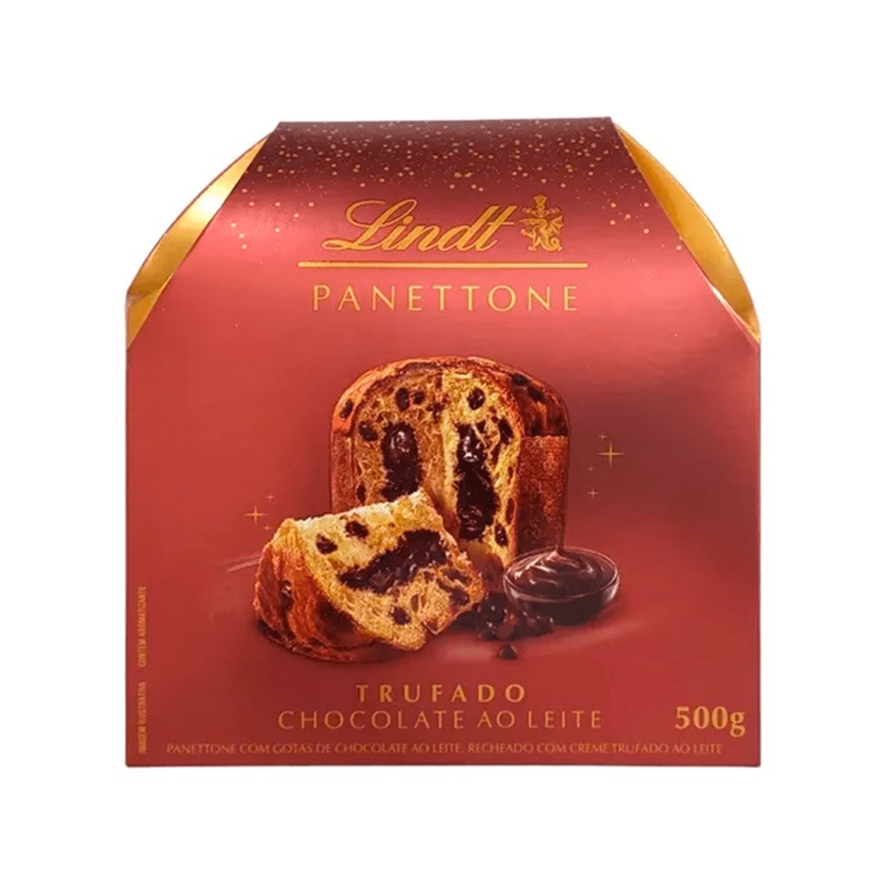 Panettone Lindt Trufado Ao Leite 500g Shopee Brasil