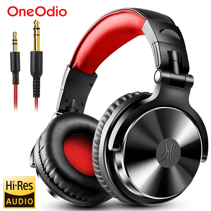 Oneodio Professional DJ Fones De Ouvido Sobre A Orelha Fone Com Microfone Fio HIFI Para Telefone