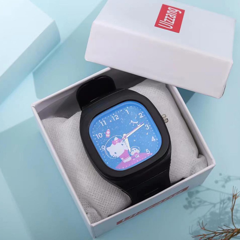Tiktok Popular Square Cute Watch Novo Relógio De Quartzo Animal ...