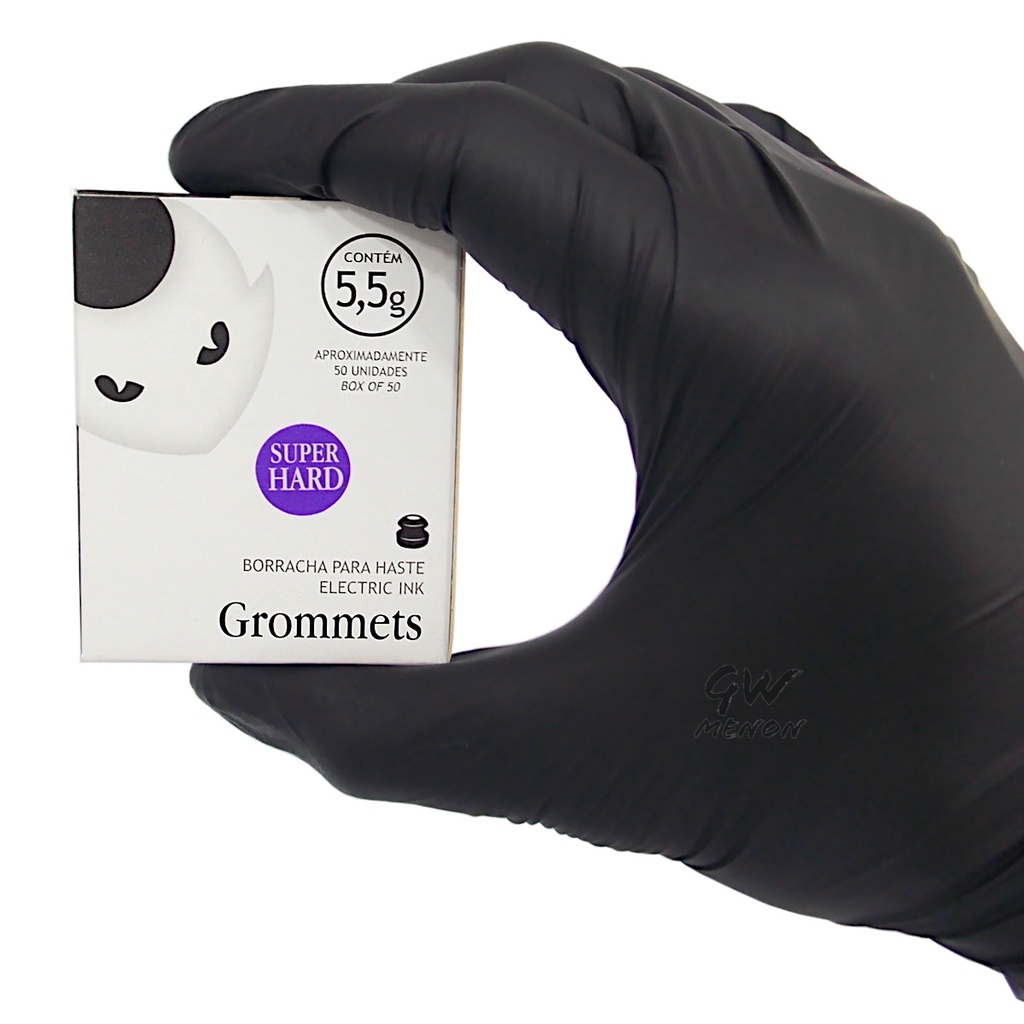 Borrachinha Grommet Electric Ink 50 U Para Trabalhos Longos De Tattoo