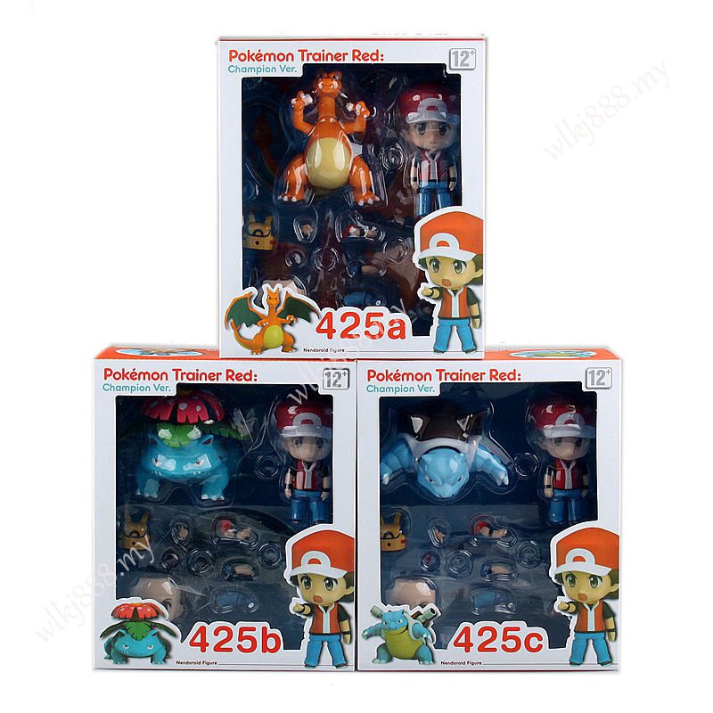 nendoroid Pokemon 20o Aniversário Edição 425 ABC 612 Anime Ação Figura Modelo Bonecas