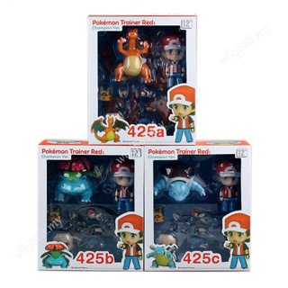 Kit 12 Pokemon Troca Rosto / Face + 1 Pokebola Boneco Figure