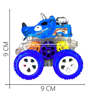 Carro Monster 4x4 - Dinossauro Rex Attack Cross 42cm