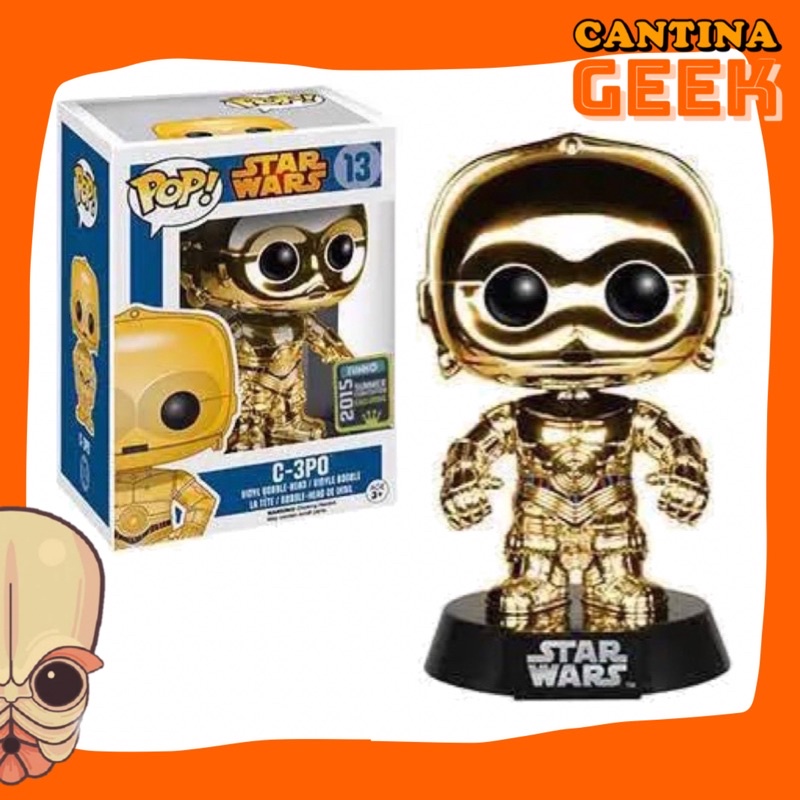 Funko Pop! Star Wars - C 3po #13 (Chrome Metallic) Summer Funko Pop! Star Wars - C 3po #13 (Chrome Metallic) Summer