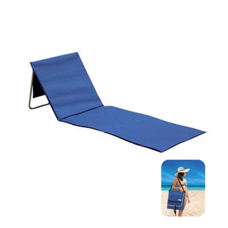Espreguiçadeira Ajustável Dobrável Com Alça Bolso 160x55cm - 3003 Tobee