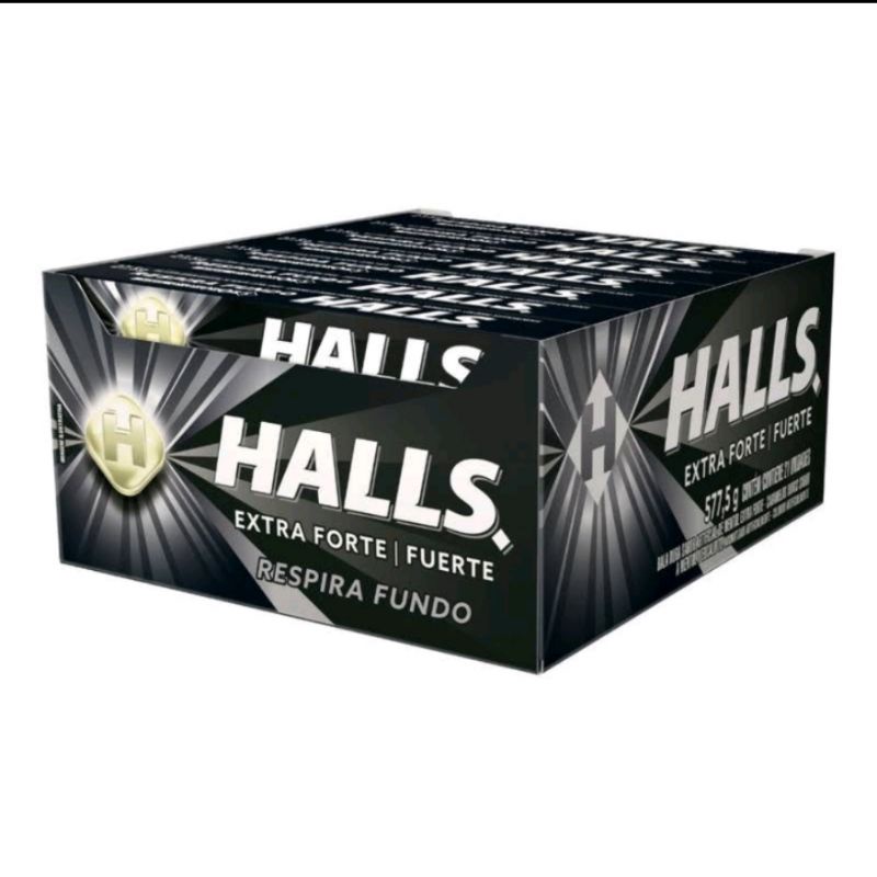Halls display C/21 unidades (Escolha o sabor) | Shopee Brasil