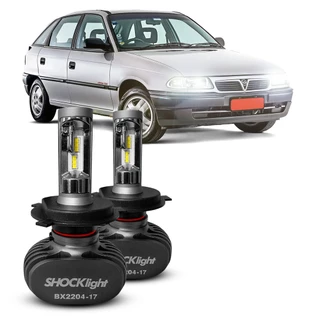 Ultra Led Shocklight 10.000 Lumens 6000k Farol Alto e Baixo Gm Astra Promoção