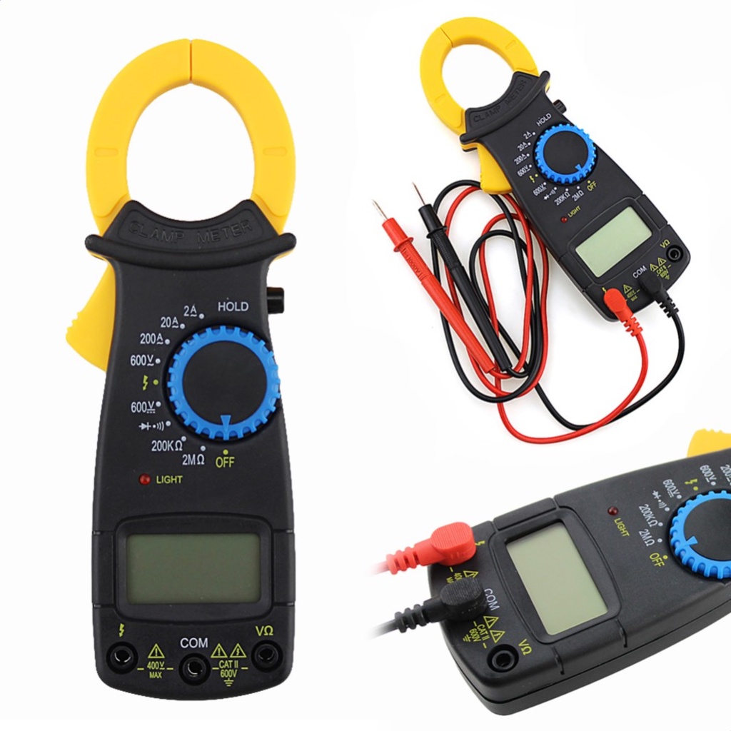 Pinza Amperimétrica Digital Multifuncional Ac Dc Amperímetro | Cuotas Sin Interés