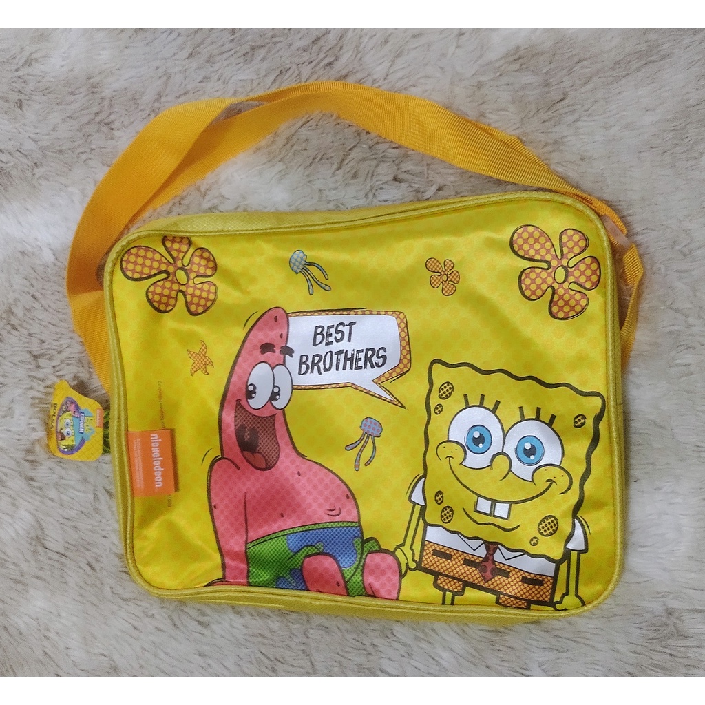 Bolsa multiuso Bob Esponja Nickelodeon Taimes | Shopee Brasil