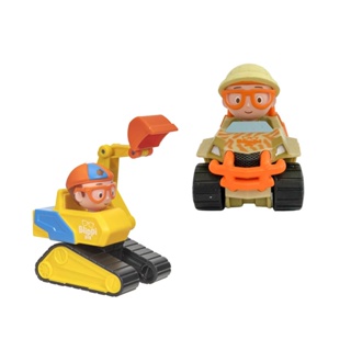 Kit Blippi - Mini Veículos - Escavador + Safari Móvel