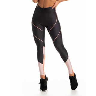 calça legging trançada para academia treino ginástica yoga feminino