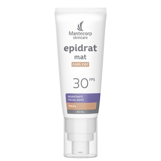 Mantecorp Epidrat FPS 30 Médio - Hidratante Facial com Cor