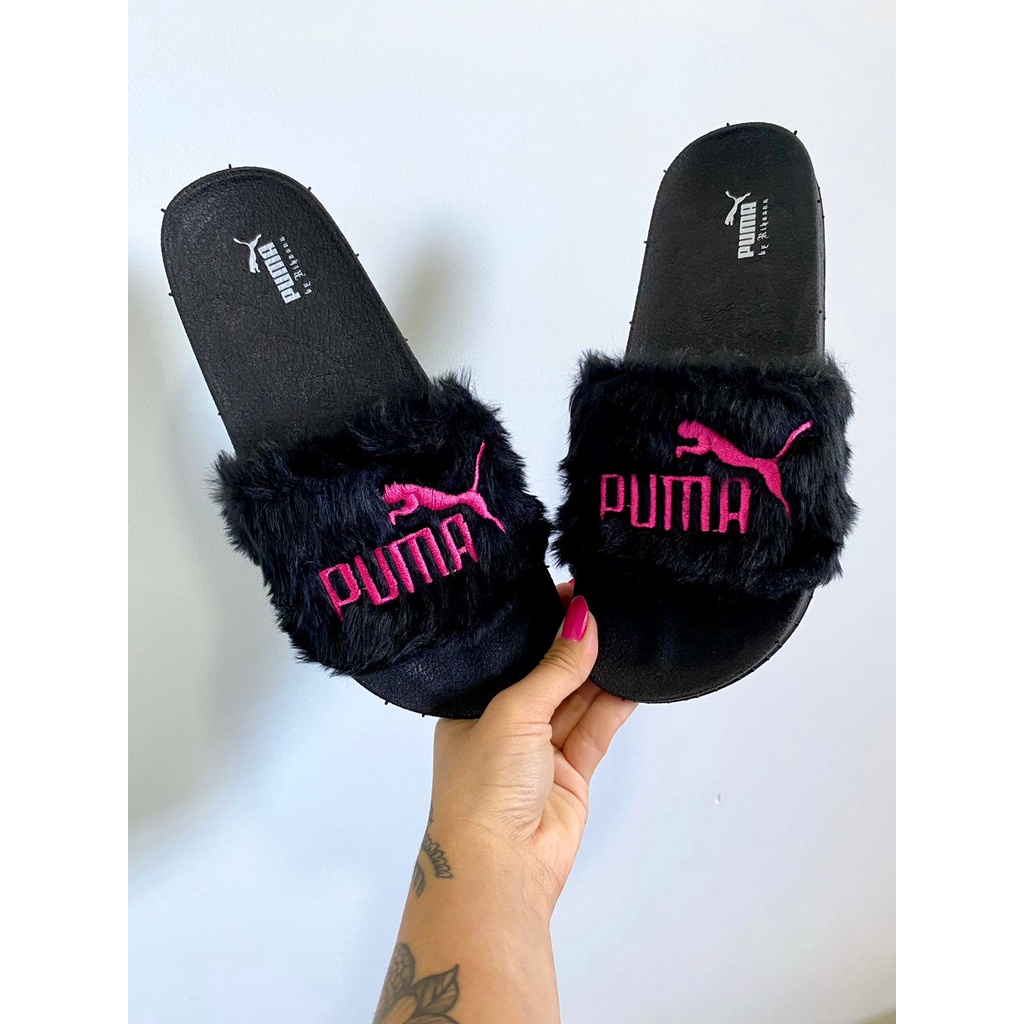 Chinelo slide hot sale puma pelinho