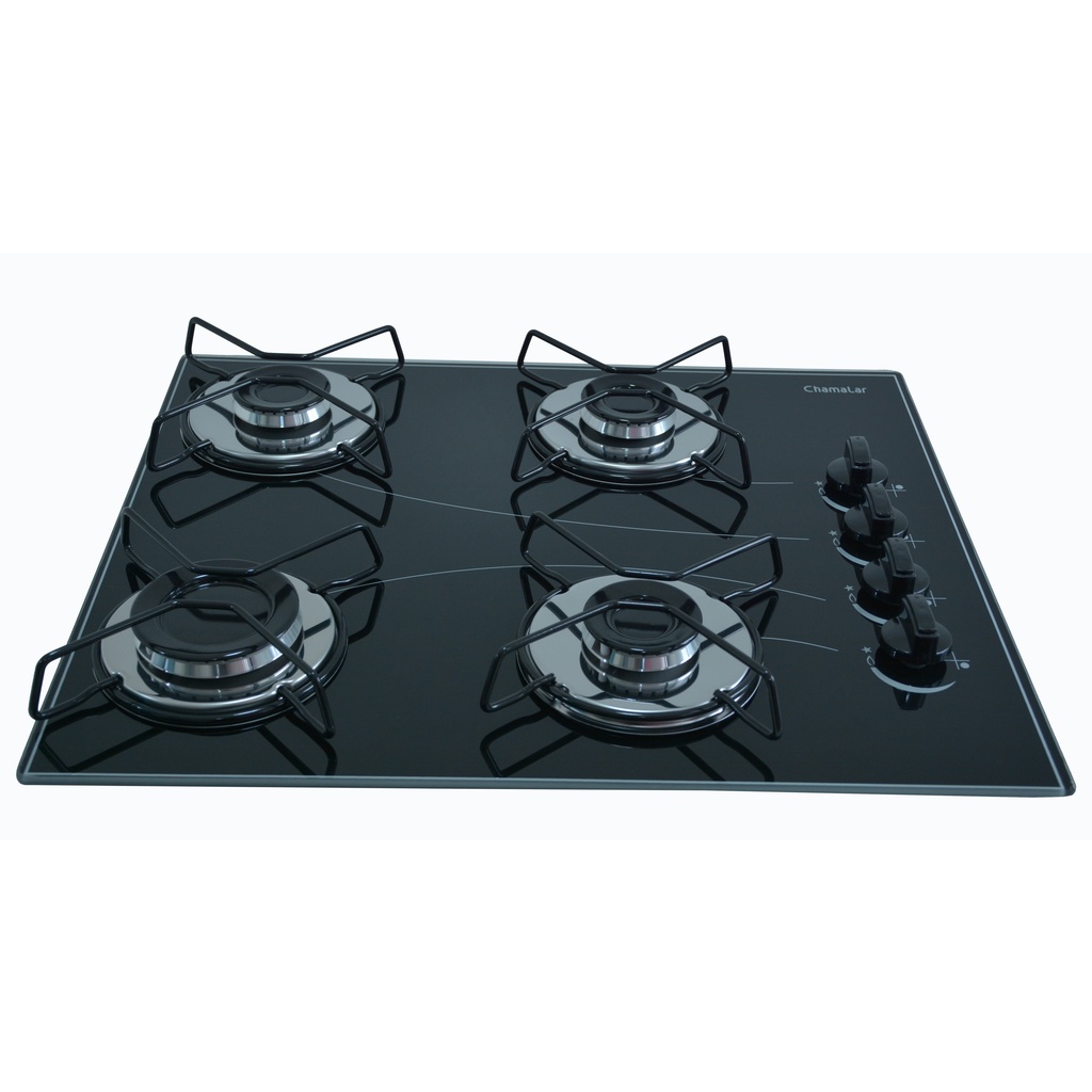 Fogão Cooktop Classic Gás 4 Bocas Ultra Chama 127v/220v Perto