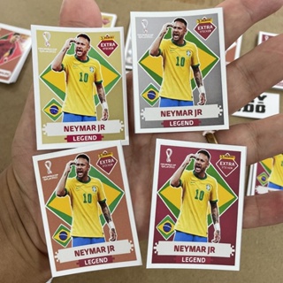 Figurinhas Extras: Bordo - Cr7 - Neymar - Messi - Mbappe