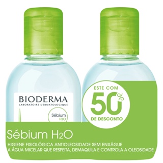 Kit Bioderma Sébium H2O Duo - Água Micelar 2x100ml