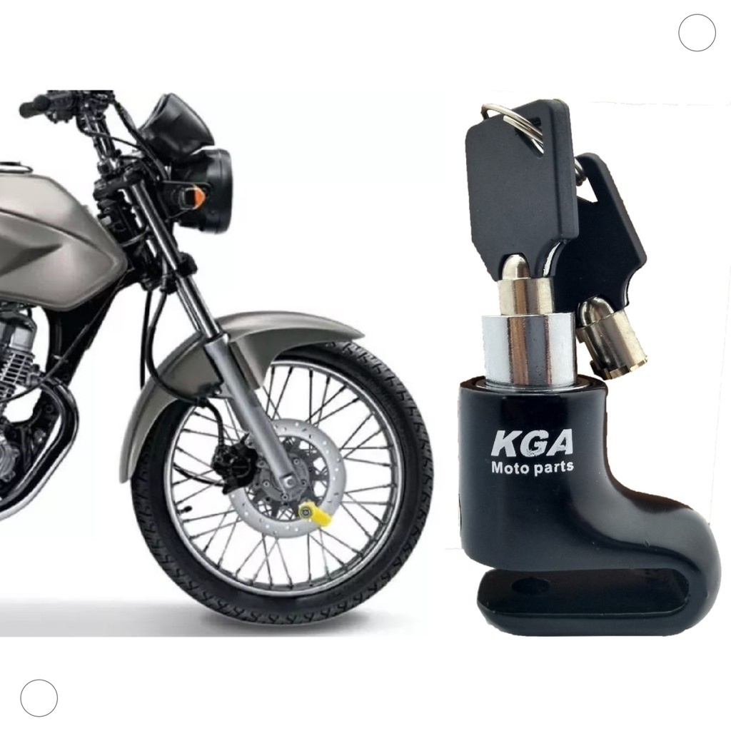 Trava de disco Cadeado Anti furto para Moto e Bicicleta Modelo ...