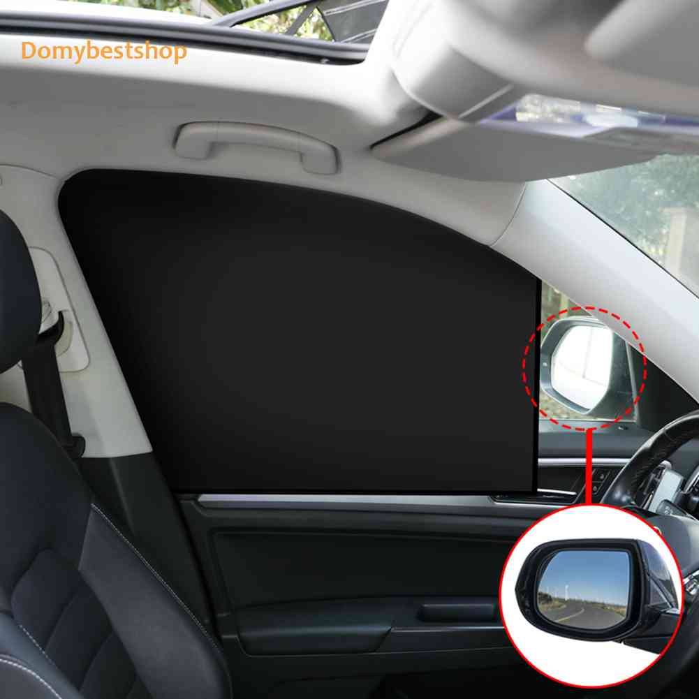 [Domybestshop.th] 2PCS Cobertura De Pano De Isolamento Térmico Do Automóvel Cortinas De Sol Auto Side Window